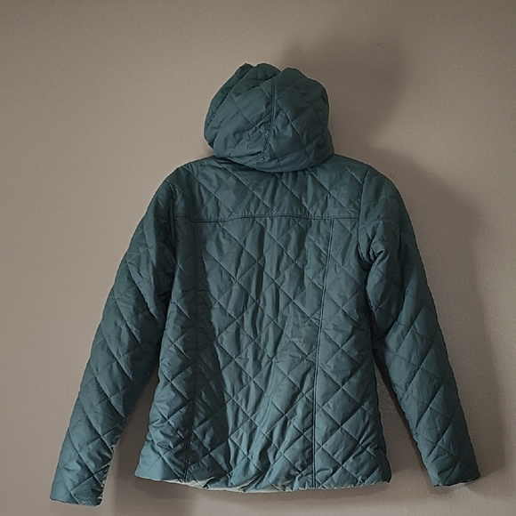Columbia women Quilted Down Puffer Coat zip outdoors size Small - Picture 3 of 11